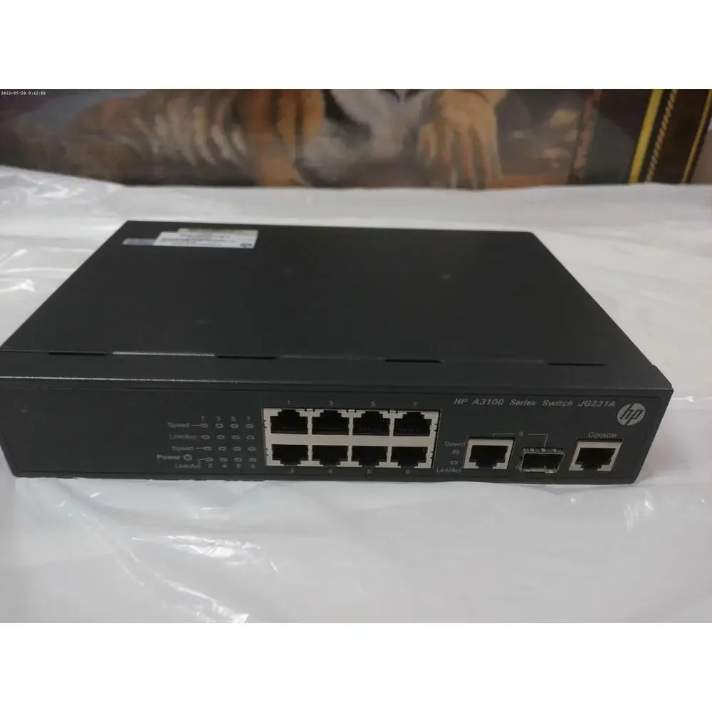 JG221A#ACF HP Networking 3100-8 v2 SI 8-Ports 10/100 RJ-45